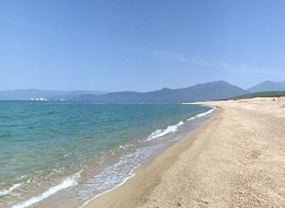 Plage sable sud de la Corse